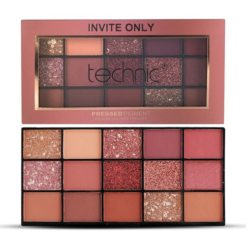 Technic 15 Pressed Pigments Eye Shadow Palette- Invite Only