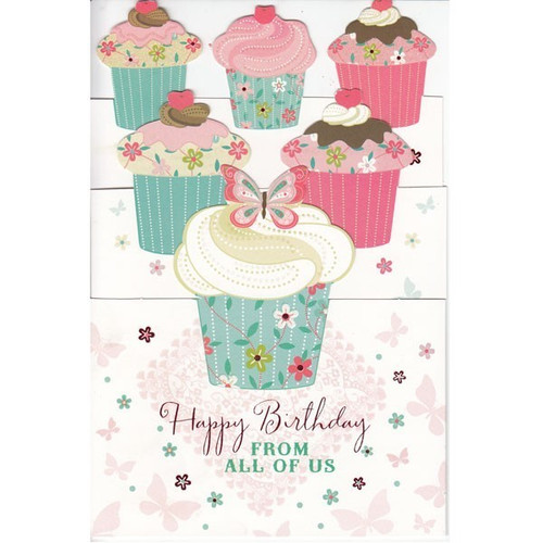 Happy Birthday From All of Us - Greeting Card