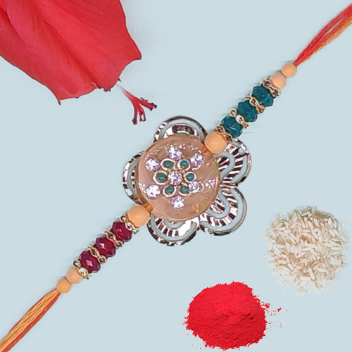 Raksha Bandhan Special Floral Rakhi Thread