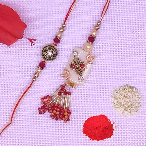 Bhaiya Bhabhi Rakhi Thread Gift For Rakhsa Bandhan