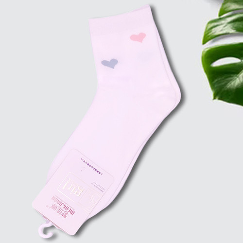 Girls Fashion Socks - White