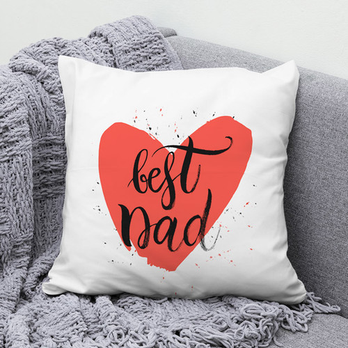 "Best Dad" Printed Cushion Gift