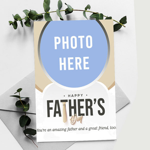 Father's Day Greeting Card With Your Photo