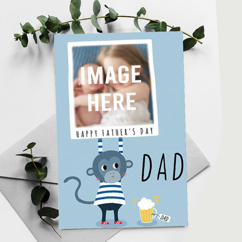 Greeting Card For Dad With Your Image