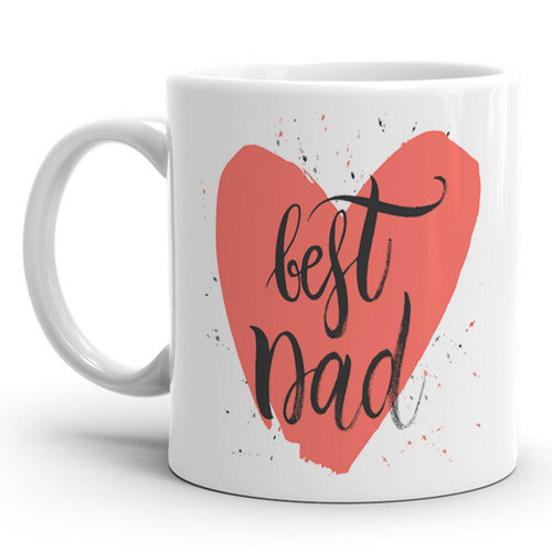 "Best Dad" Printed Ceramic Mug