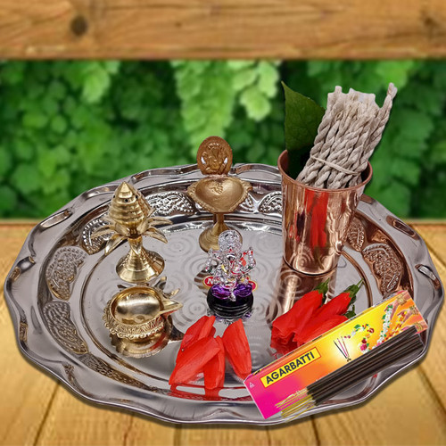 Puja Thali Set For Puja