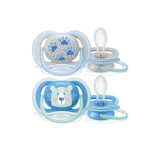 Philips Avent Ultra Air Pacifier (6-18 M Boy) Premium - SCF085/03