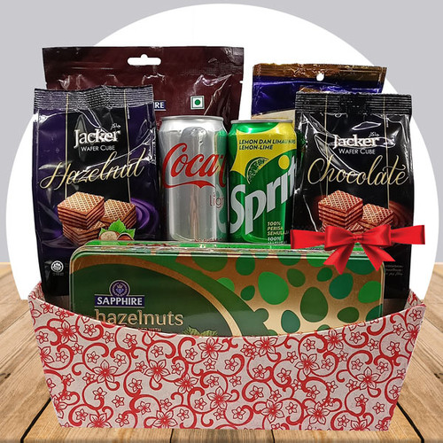 Coca-cola, Sprite With Chocolates Variety Gift Box