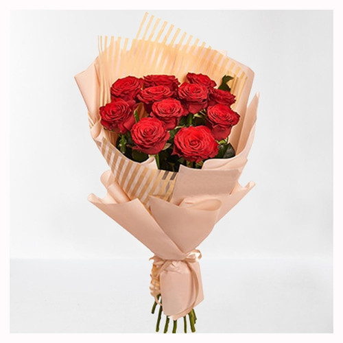 Bouquet of 11 Red Roses-A Bouquet of Forever