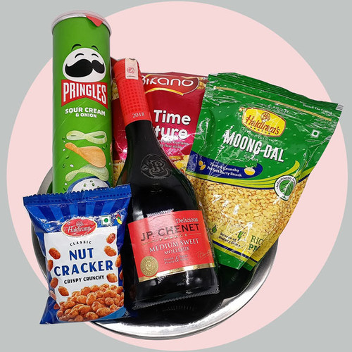 JP Chenet Wine With Snacks Bowl (5 Items)