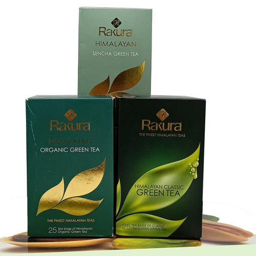 Rakura 3 Flavors Green Tea Combo Package