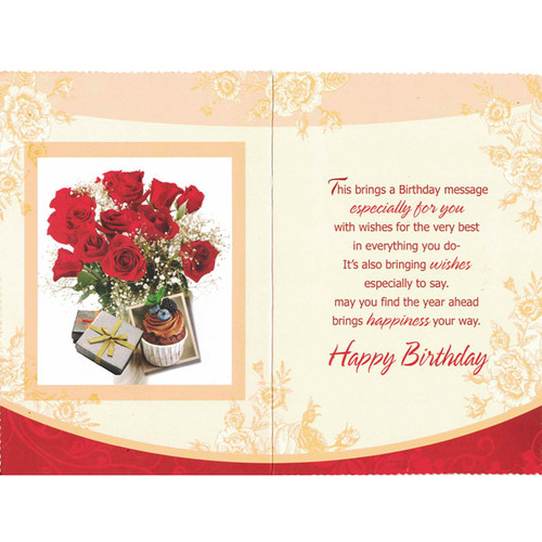 Happy Birthday Wishes - Greeting Card