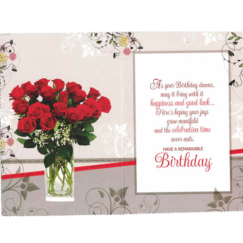 Wishing You A Very Happy Birthday Greeting Card