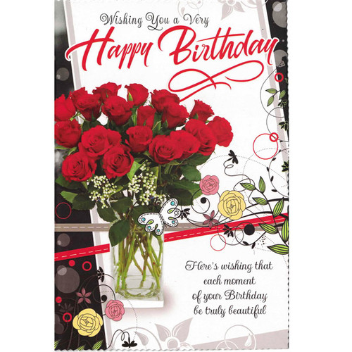 Wishing You A Very Happy Birthday Greeting Card