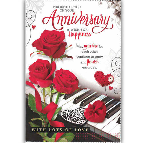 For Both of You On Your Anniversary - Greeting Card For Both of You On Your Anniversary - Greeting Card