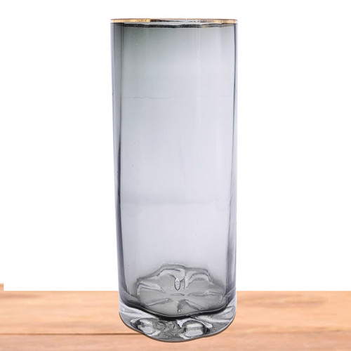 Elegant Design Glass Flower Vase 10"