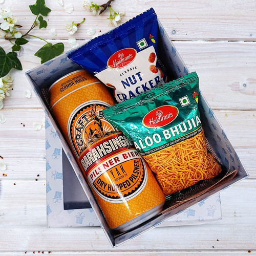 Barahsinghe Beer With Snacks Box