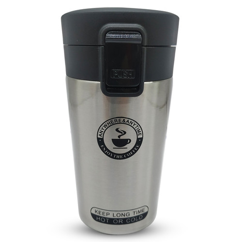 Insulated Stainless Steel Vacuum Mug 500ml - Silver