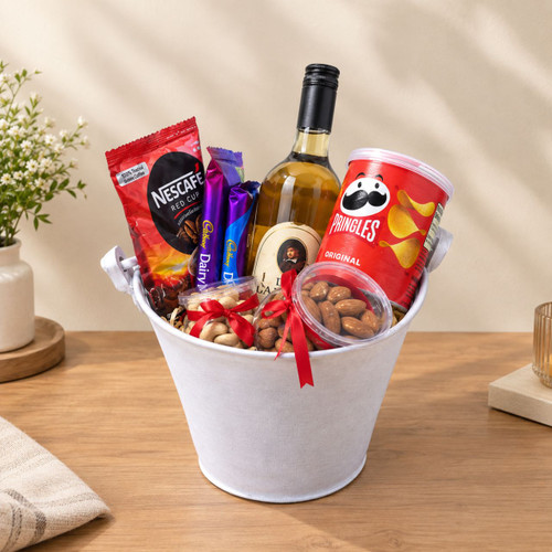 Don Barroso White Wine with Pringles & Chocolates