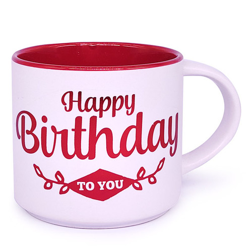 "Happy Birthday To You" Ceramic Coffee Mug 3.5"