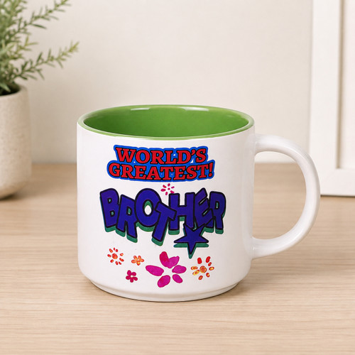 Worlds Greatest Brother Gift Ceramic Coffee Mug
