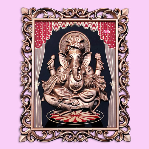 Shree Ganesh Ji Idol Big Frame 22"