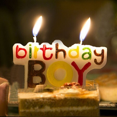 Birthday Boy Art Candle For Birthday