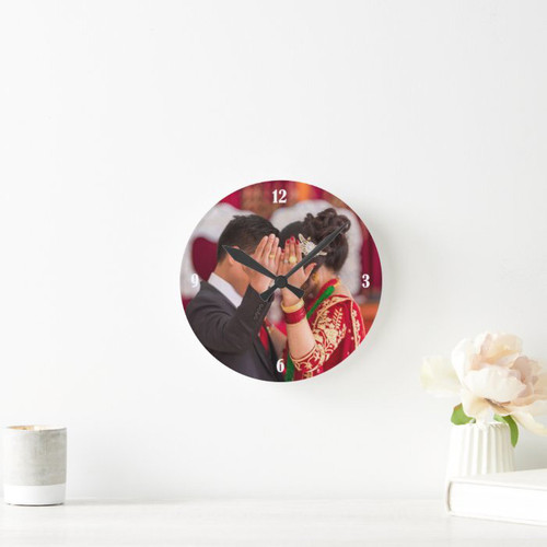 Customized Photo Print Sublimation Wall Clock