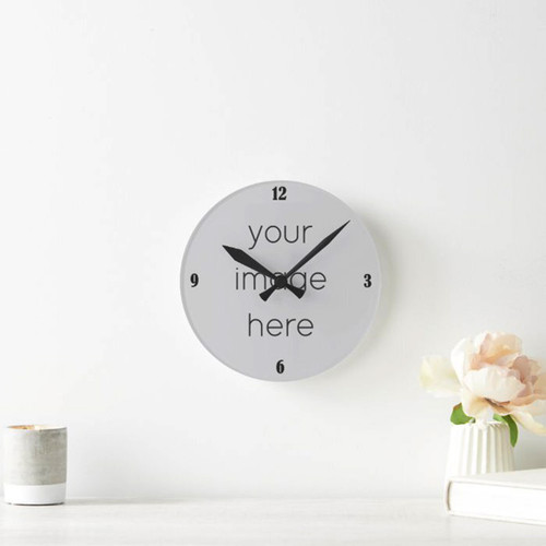 Customized Photo Print on Wall Clock