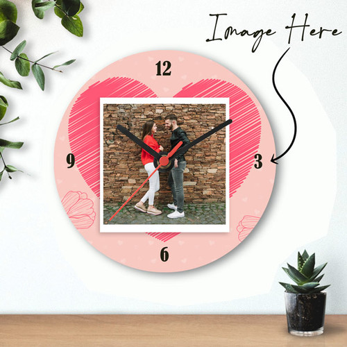Personalized Photo Print on Sublimation Wall Clock