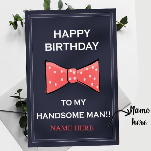Happy Birthday Wishes Card with Name