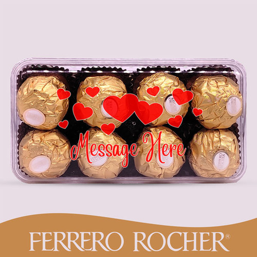 Love Message Print Ferrero Rocher Chocolate For Your Loved Ones- 200