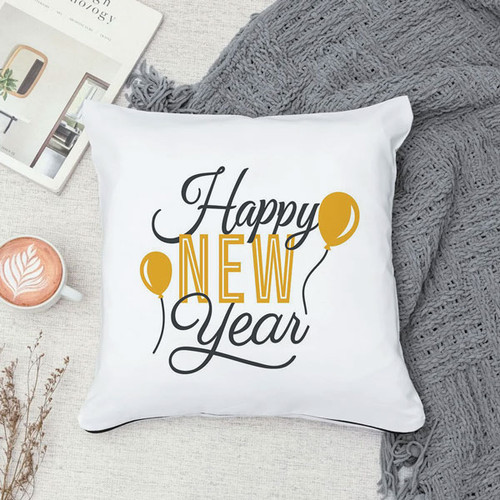 Best New Year Wishes Printed Cushion
