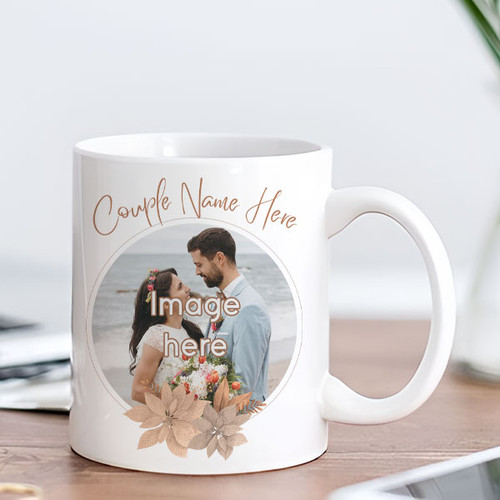 Custom Photo, Message & Name Print Coffee Mug