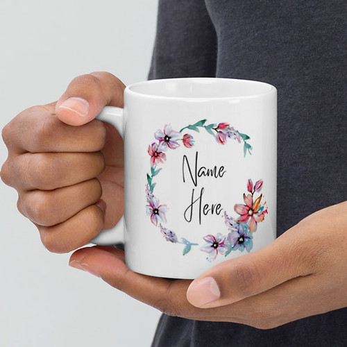 Custom Photo and Name Printed Mug Gift