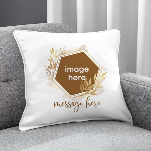 Photo Print Cushion with Your Message