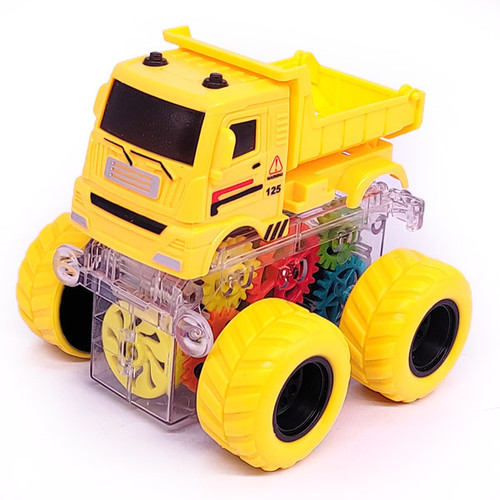 Mini Sand Dump Truck Children Toy - Yellow