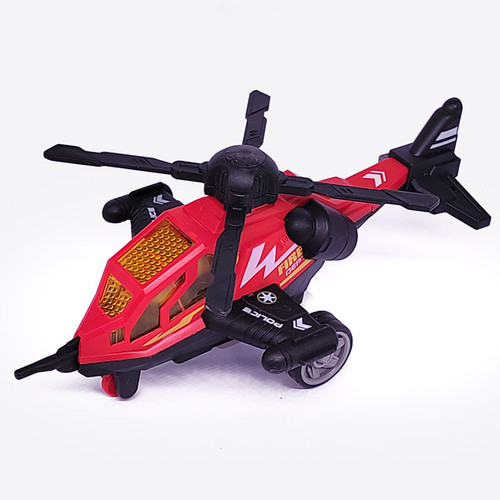 Military Helicopter Toy for Children- Red