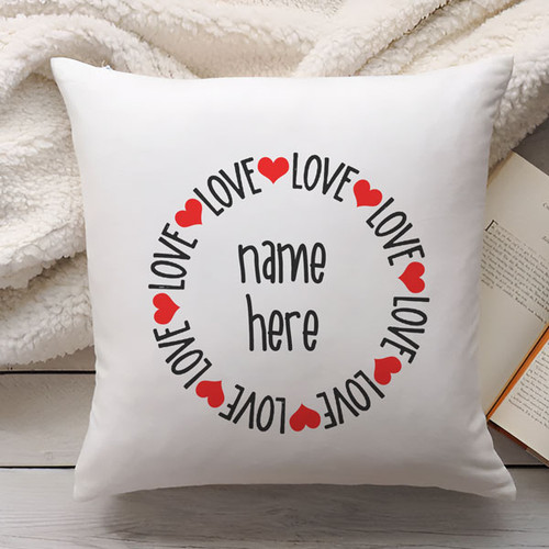 Personalized Name Printed Cushion