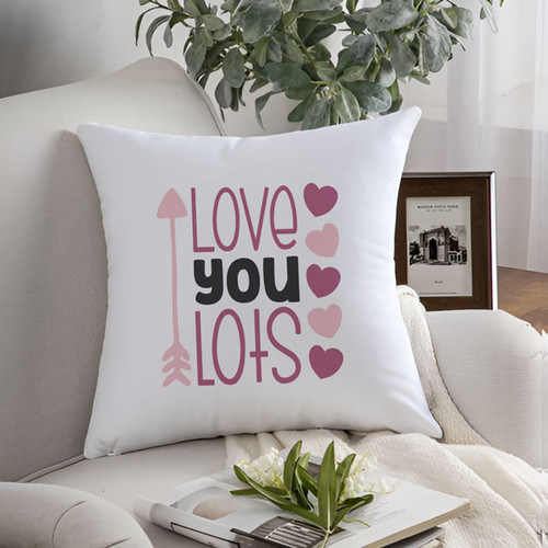 ''Love You Lots'' Cushion For Valentine
