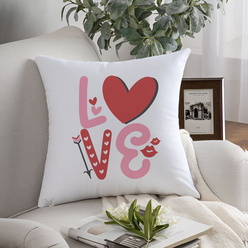 Love Printed Cushion For Valentine