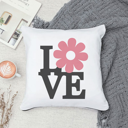 Simple Love Design Printed Cushion For Your Loved Ones