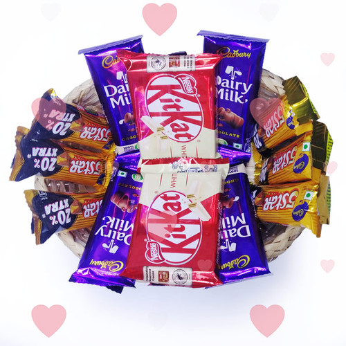 Variety Chocolate Collection Gift Basket