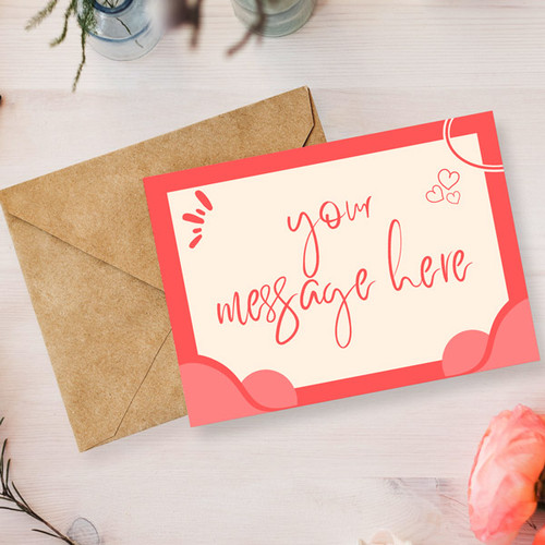 Personalized Message Greeting Card