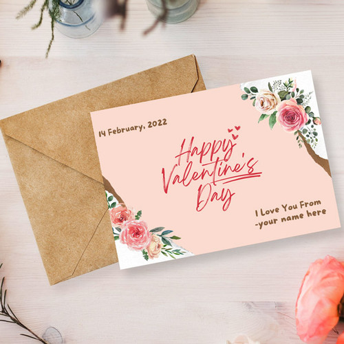 Custom Name Print Card For Special One