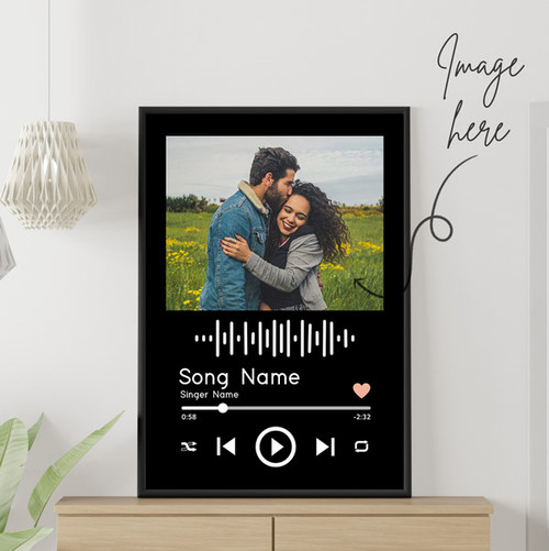 Personalized Music Design Photo Frame