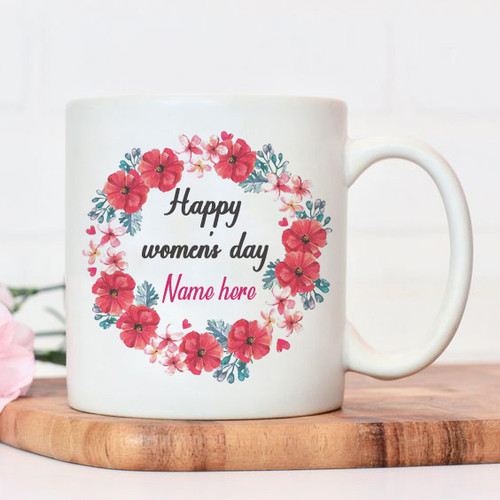 Happy Women's Day with your Recipient Name print
