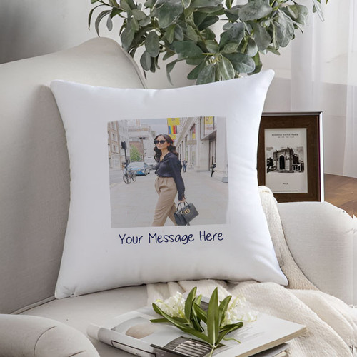 Photo & Message Print on Cushion For Your Women