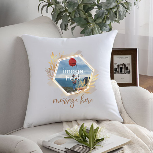 Beautiful Photo & Message Printed Cushion Gift
