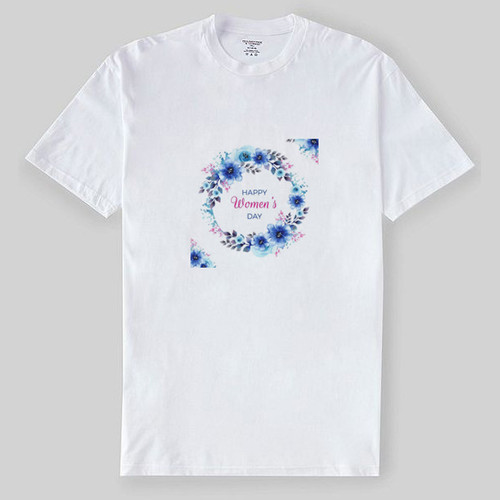 "Happy Women's Day" Printed T-shirt Gift